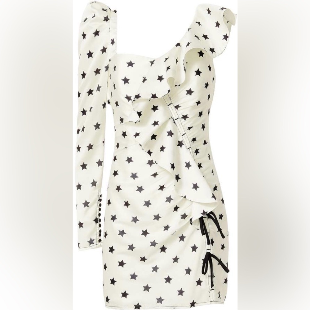 Self-Portrait Star Frill Dress Sz8